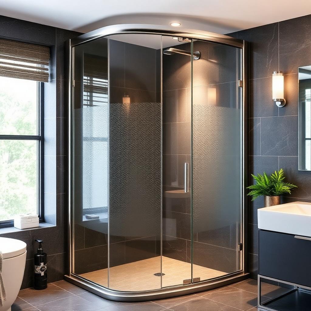 Custom shower cubicle